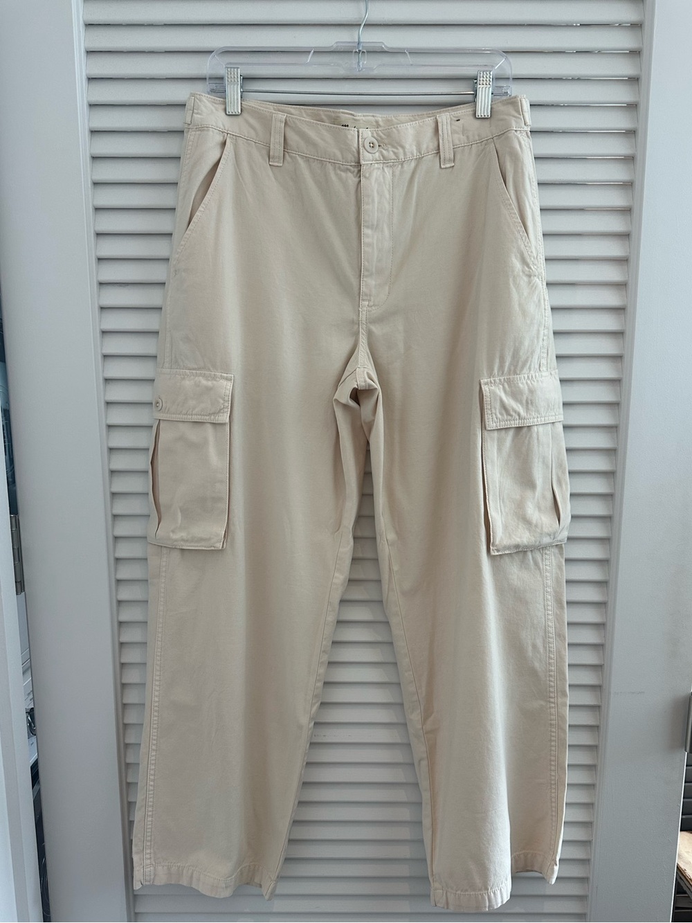 Madewell Garment-Dyed Low-Slung Straight Cargo Pants